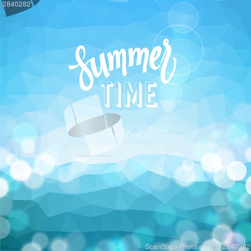 Image of Summer holiday tropical beach background