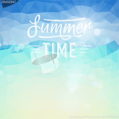 Image of Summer holiday tropical beach background