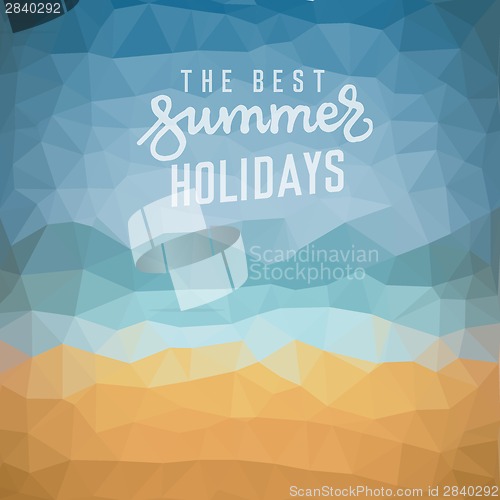 Image of Summer holiday tropical beach background