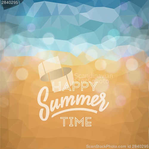 Image of Summer holiday tropical beach background