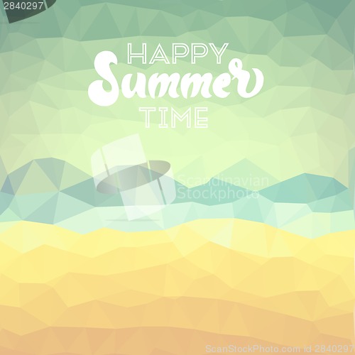 Image of Summer holiday tropical beach background