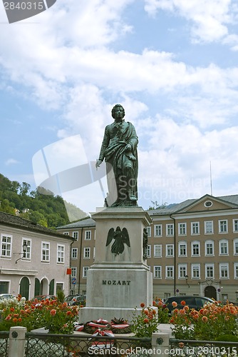 Image of Statue of Mozart in Salzburg