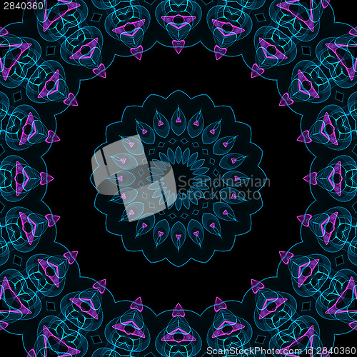 Image of Color digital fume pattern