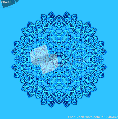 Image of Blue background with abstract shape