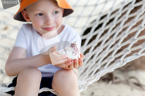 Image of boy at vacation