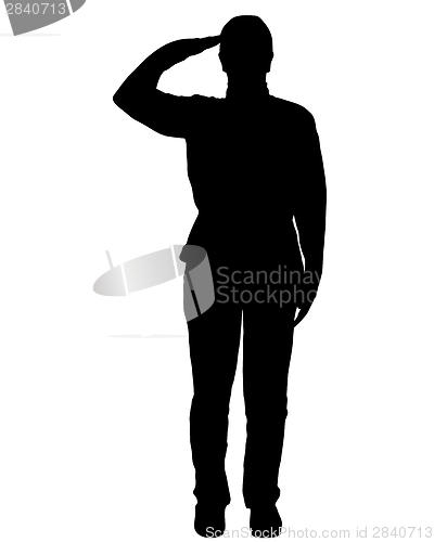 Image of Military salute