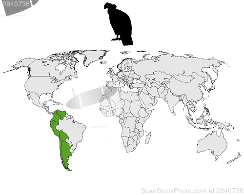 Image of Andean Condor distribution