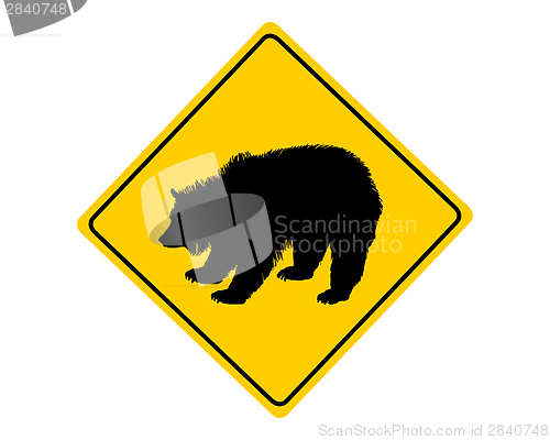 Image of Grizzly warning sign
