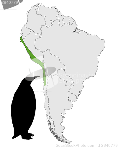 Image of Humboldt penguin range