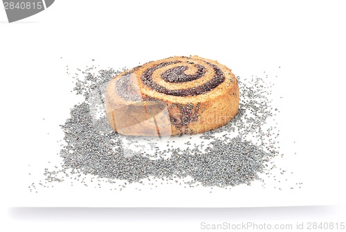 Image of Spiral poppy seed cookie