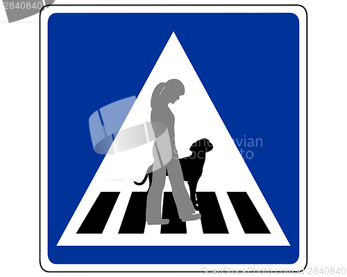 Image of Traffic sign for dogs