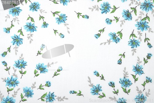 Image of Cloth with flowers