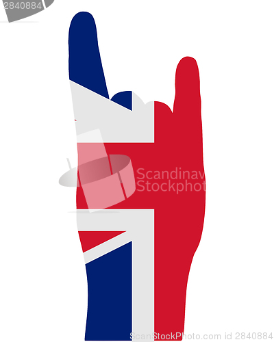 Image of British finger signal