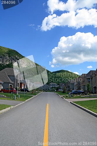 Image of Prestigious suburban neighborhood in mountain area