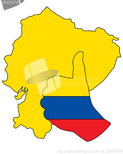 Image of Ecuador hand signal
