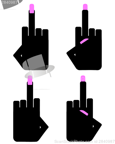 Image of Hand sign insult