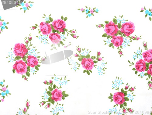 Image of Cloth with flowers