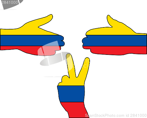 Image of Ecuador hand signal