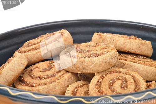 Image of Spiral hazelnut cookies