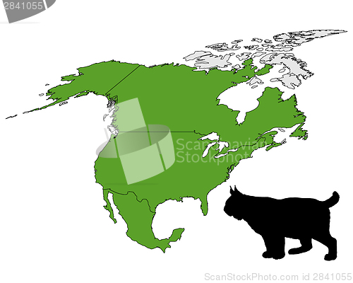 Image of Lynx range map