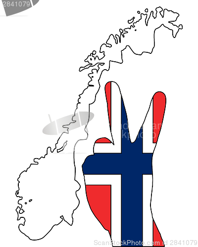 Image of Norwegian hand signal
