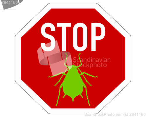 Image of Aphid stop sign