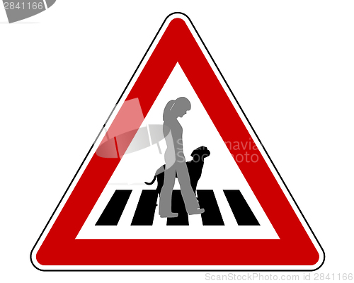 Image of Traffic sign for dogs