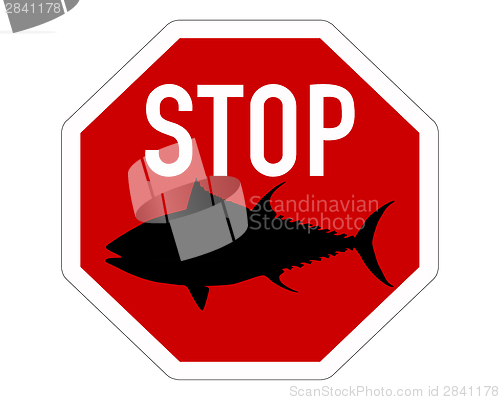 Image of Stop sign tuna 