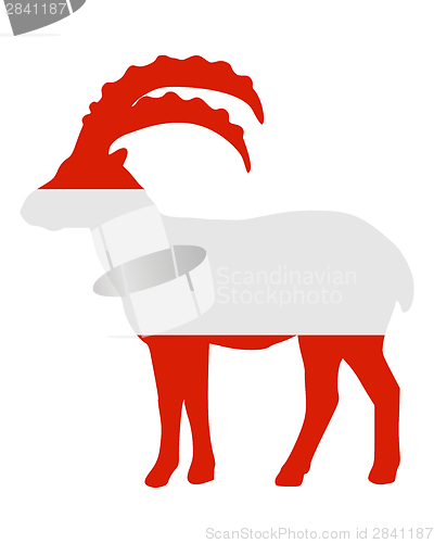 Image of Flag of Austria with capricorn