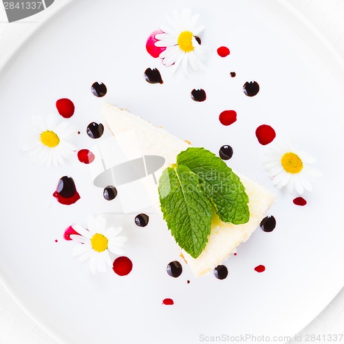 Image of Cheesecake dessert.