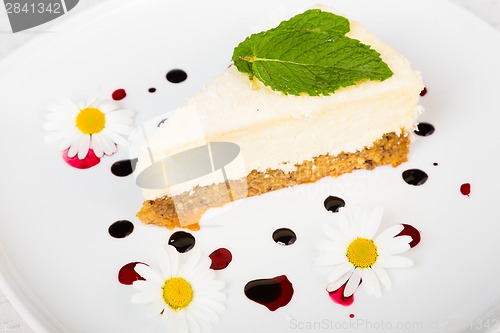 Image of Cheesecake dessert.