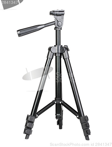 Image of Photo-tripod on white