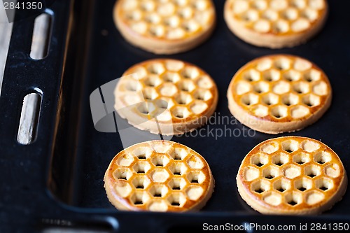 Image of fresh homemade honey cookies