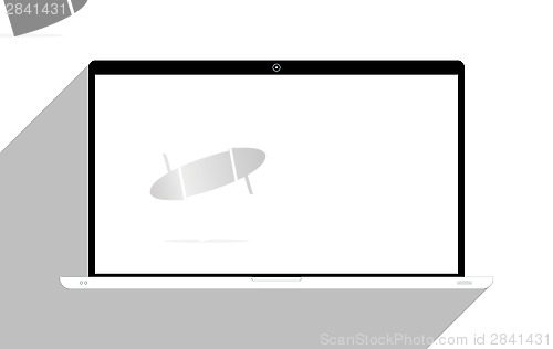 Image of Laptop isolated on white