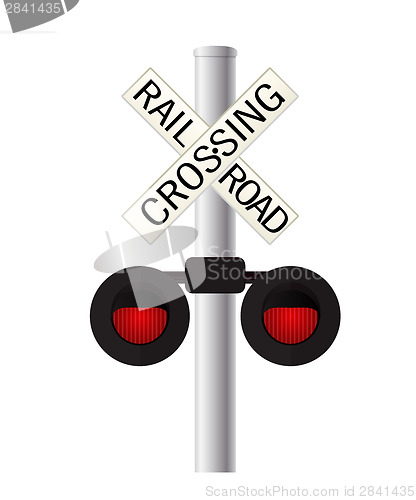 Image of Railroad crossing sign