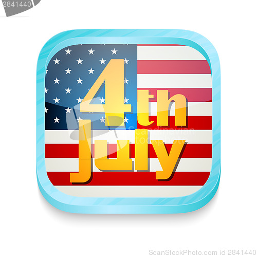 Image of July 4th button