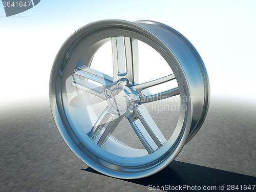 Image of Alloy automotive disc or wheel