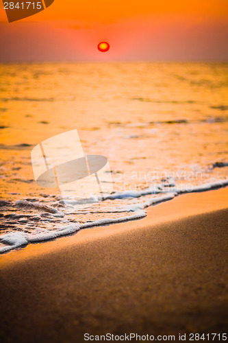 Image of Sand Beach And Wave