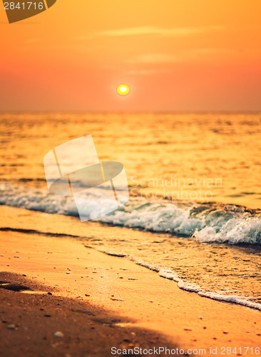 Image of Sand Beach And Wave