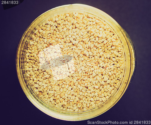 Image of Retro look Sesame seeds