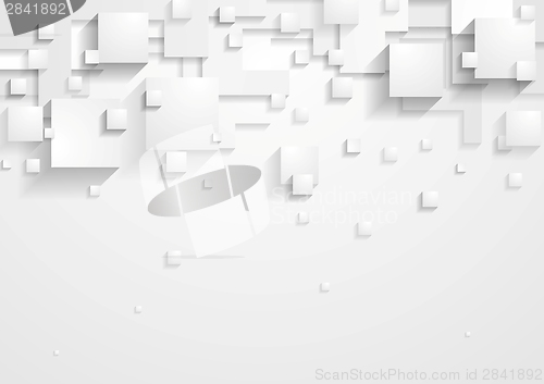Image of Abstract corporate tech grey design