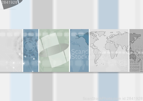 Image of Abstract hi-tech banner design