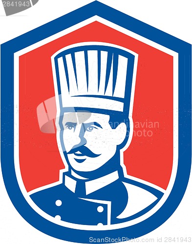 Image of Chef Cook Baker Shield Retro