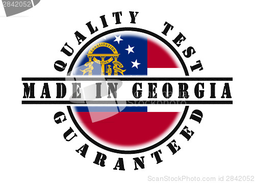 Image of Quality test guaranteed stamp 