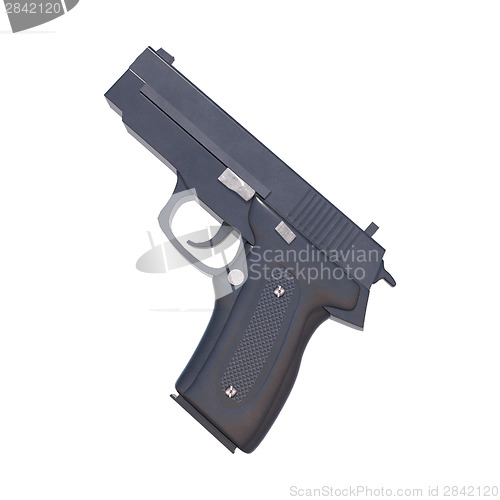 Image of Pistol on White