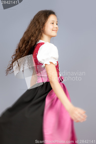 Image of traditional bavarian girl