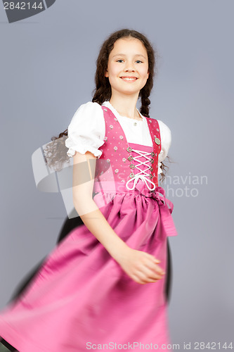 Image of traditional bavarian girl