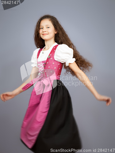 Image of traditional bavarian girl
