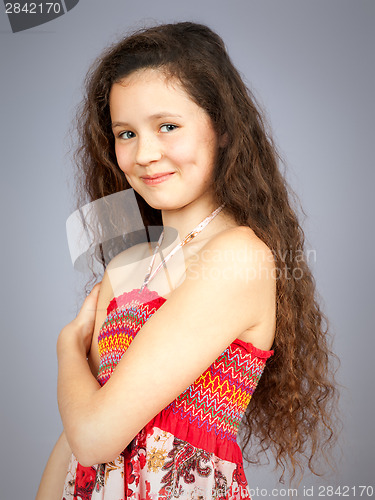 Image of young girl portrait