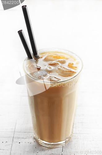 Image of Iced coffee with milk